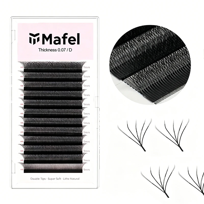 double tips 10D W-Shaped lashes